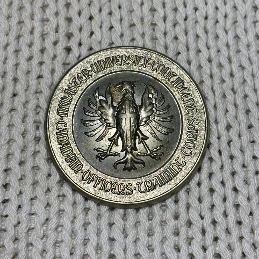 McMaster University Contingent Canadian Officers Training Corp 2" Medallion